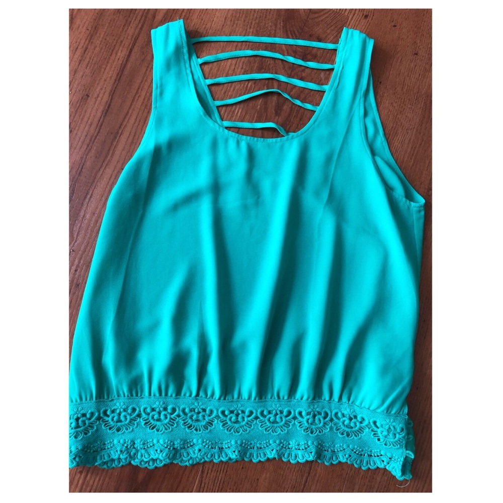 Cute blue tank top